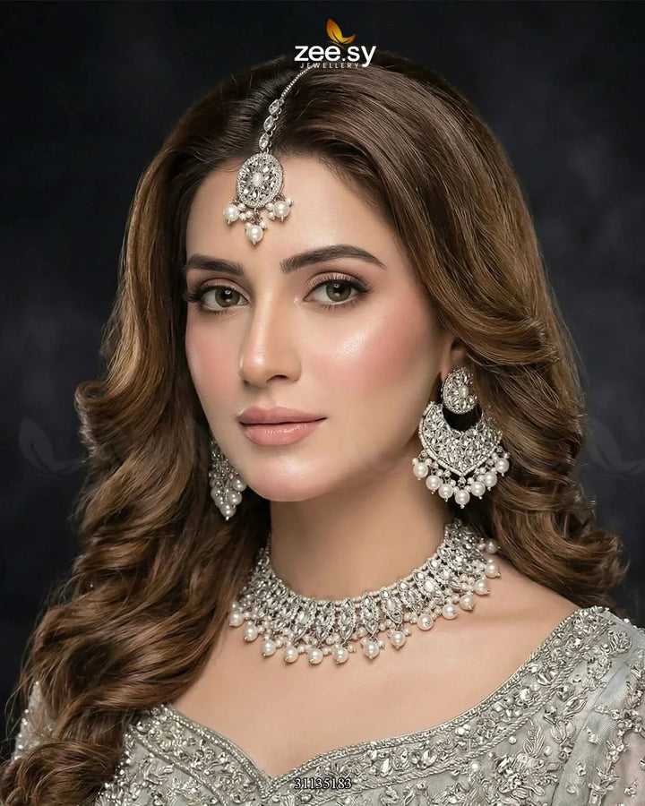 Pretty Bold Pearl Necklace Set Necklace Sets - Zeesy Jewellery Pakistan | Premium Artificial & Imitation Jewellery