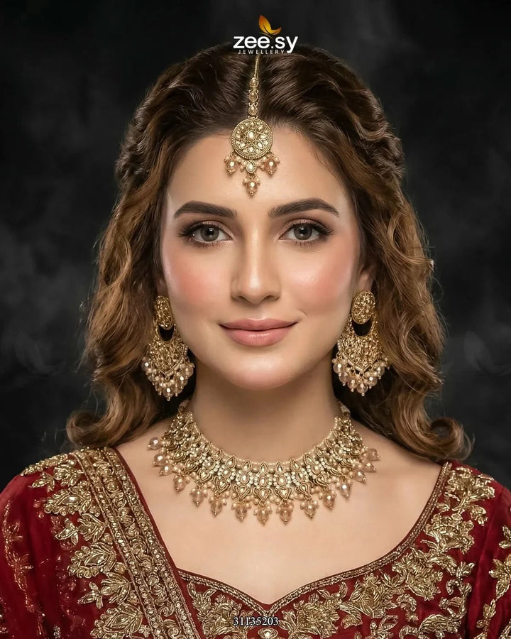 Pretty Bold Pearl Necklace Set Necklace Sets - Zeesy Jewellery Pakistan | Premium Artificial & Imitation Jewellery