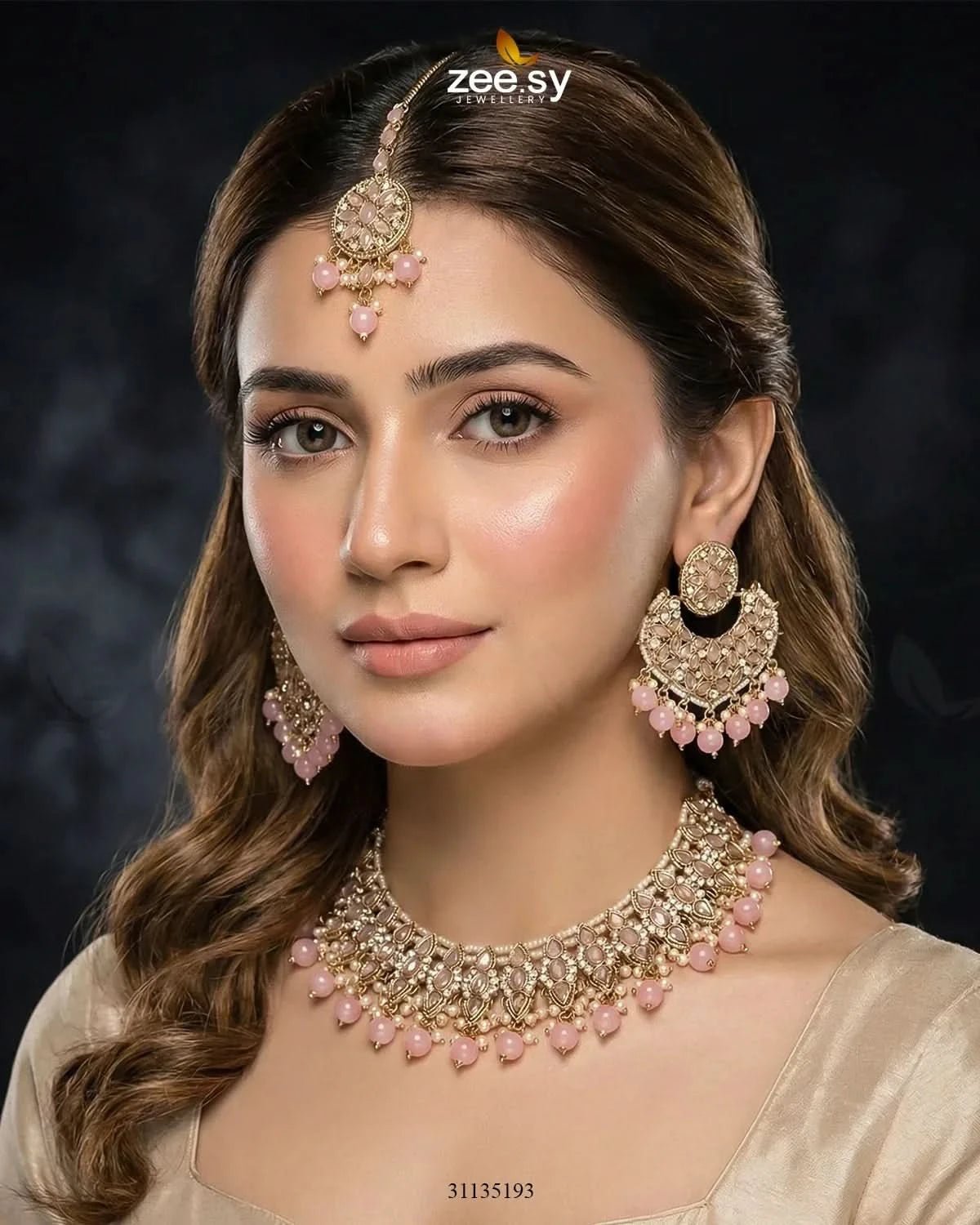Pretty Bold Pearl Necklace Set Necklace Sets - Zeesy Jewellery Pakistan | Premium Artificial & Imitation Jewellery
