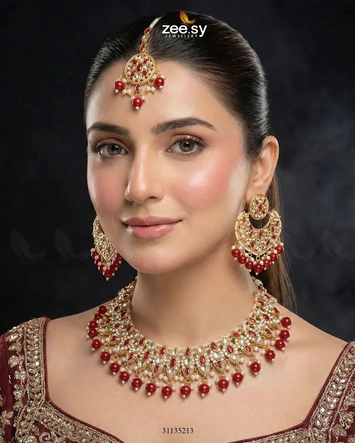 Pretty Bold Pearl Necklace Set Necklace Sets - Zeesy Jewellery Pakistan | Premium Artificial & Imitation Jewellery