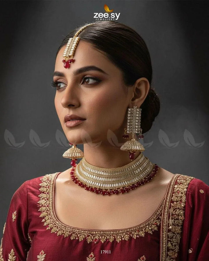 Sumayah's Choker Necklace Necklace Sets - Zeesy Jewellery Pakistan | Premium Artificial & Imitation Jewellery