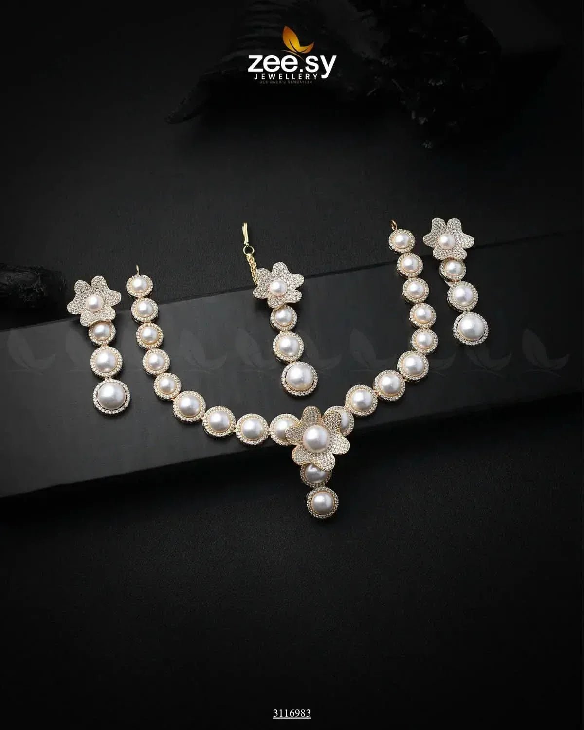 Helenium Necklace Set - Zeesy.pk