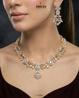 Golden Blossom Vine Necklace Set Necklace Sets - Zeesy Jewellery Pakistan | Premium Artificial & Imitation Jewellery