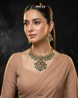 Victorian Faux Pearl Necklace Set Necklace Sets - Zeesy Jewellery Pakistan | Premium Artificial & Imitation Jewellery