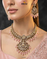 Victorian Faux Pearl Necklace Set Necklace Sets - Zeesy Jewellery Pakistan | Premium Artificial & Imitation Jewellery