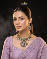 Victorian Faux Pearl Necklace Set Necklace Sets - Zeesy Jewellery Pakistan | Premium Artificial & Imitation Jewellery