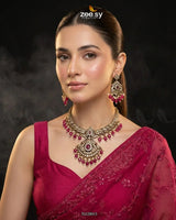 Victorian Faux Pearl Necklace Set Necklace Sets - Zeesy Jewellery Pakistan | Premium Artificial & Imitation Jewellery