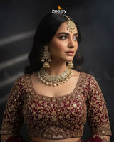 Gilded Perpetual Crystal Necklace Set Necklace Sets - Zeesy Jewellery Pakistan | Premium Artificial & Imitation Jewellery