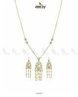 Precious Crystal Eternal Necklace Set Necklace Sets - Zeesy Jewellery Pakistan | Premium Artificial & Imitation Jewellery