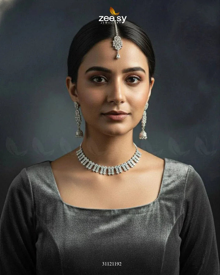 Classic Zircon Necklace Necklace Sets - Zeesy Jewellery Pakistan | Premium Artificial & Imitation Jewellery