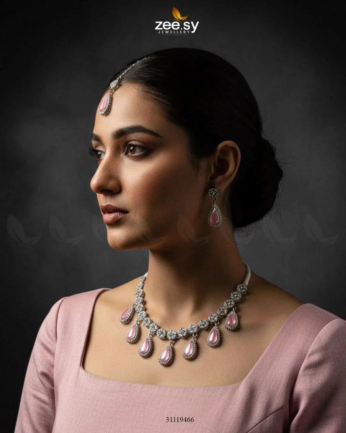 Hearth Necklace Set Necklace Sets - Zeesy Jewellery Pakistan | Premium Artificial & Imitation Jewellery