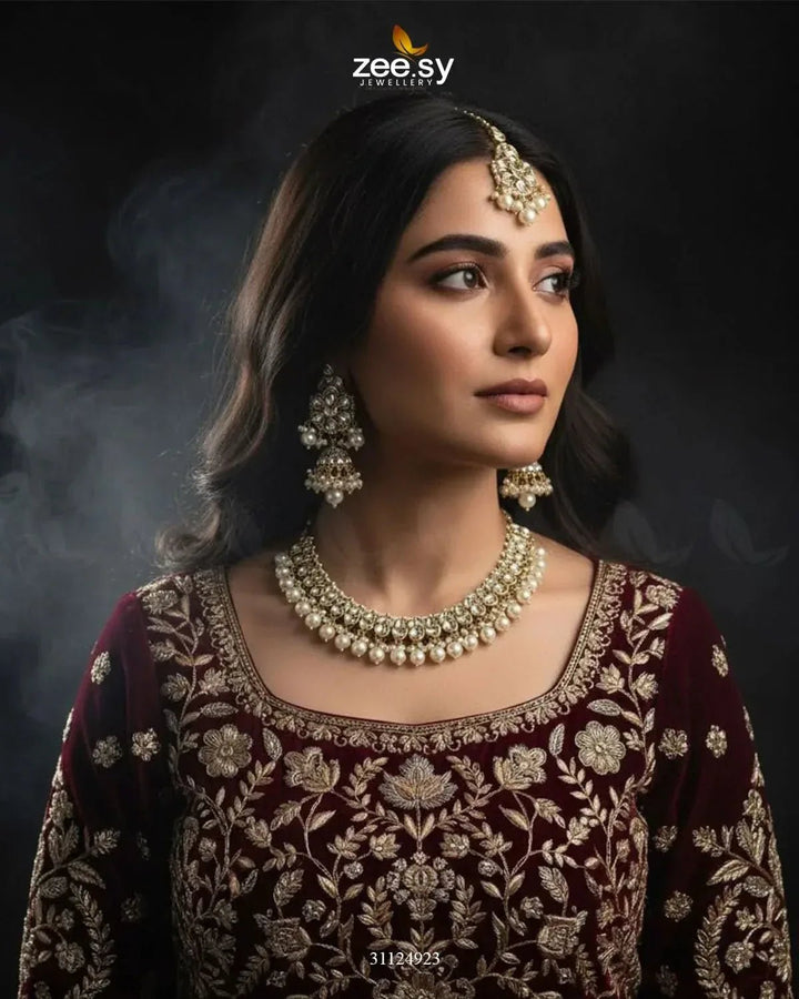 Magnificent Tonel Necklace Set Necklace Sets - Zeesy Jewellery Pakistan | Premium Artificial & Imitation Jewellery