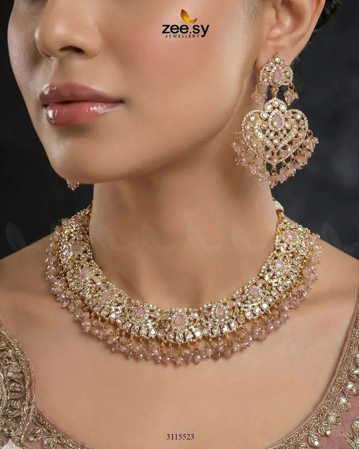 Maniha Necklace Set - Zeesy.pk