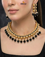 Shahi Pearl Drop Necklace Set Necklace Sets - Zeesy Jewellery Pakistan | Premium Artificial & Imitation Jewellery
