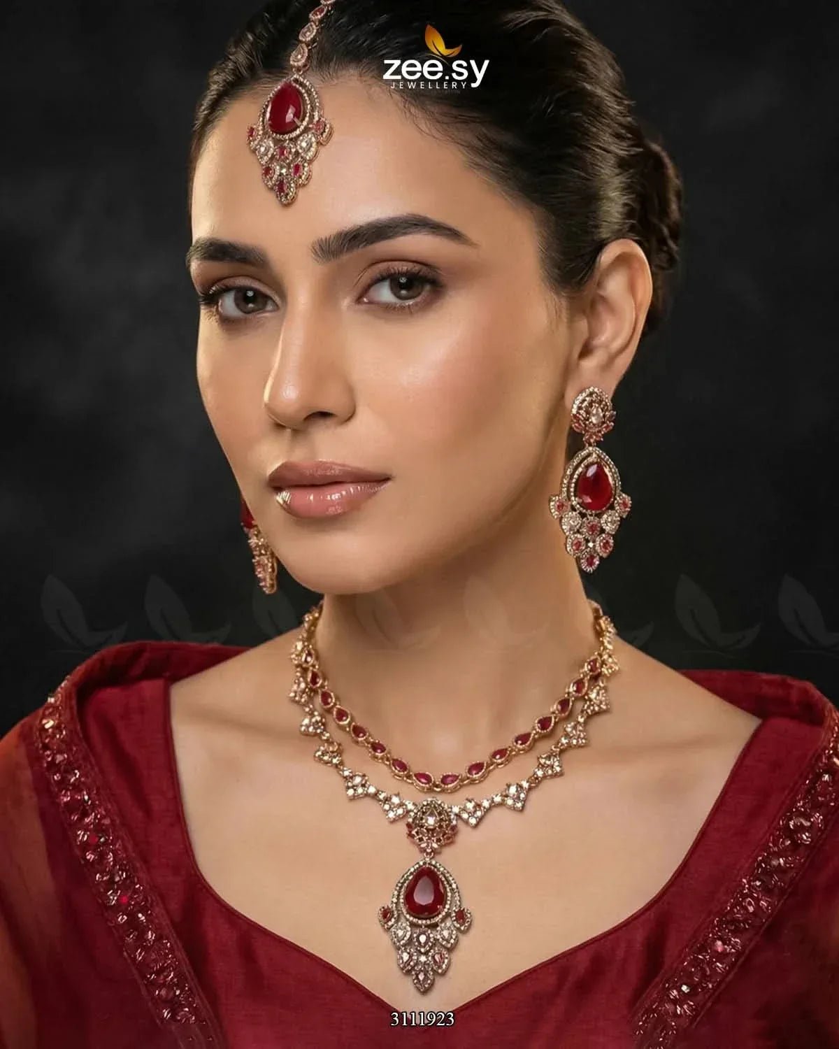 Sushmita Necklace Set - Zeesy.pk
