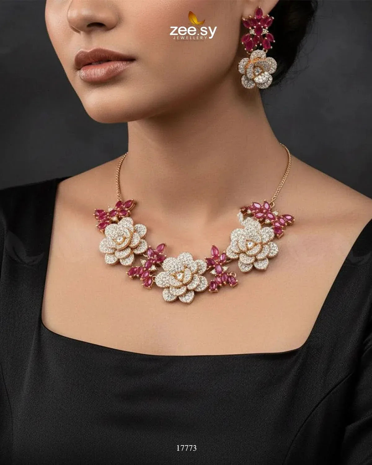 Classic Necklace Set Necklace Sets - Zeesy Jewellery Pakistan | Premium Artificial & Imitation Jewellery