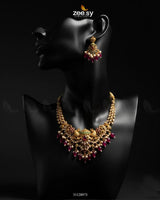 Sublime Bold Beads Necklace Set Necklace Sets - Zeesy Jewellery Pakistan | Premium Artificial & Imitation Jewellery