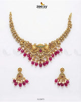 Sublime Bold Beads Necklace Set Necklace Sets - Zeesy Jewellery Pakistan | Premium Artificial & Imitation Jewellery