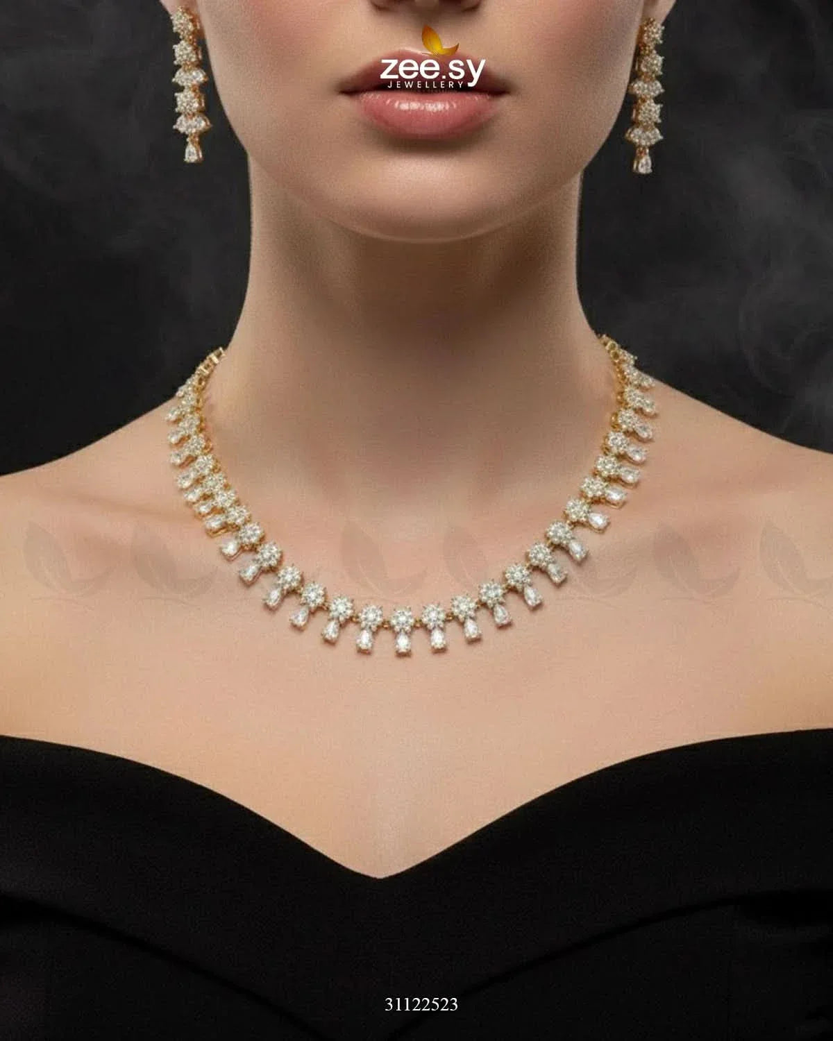 Artisan Sentimental Centerpiece Necklace Set Necklace Sets - Zeesy Jewellery Pakistan | Premium Artificial & Imitation Jewellery