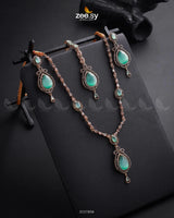 Syra Yousuf Necklace Set - Zeesy.pk