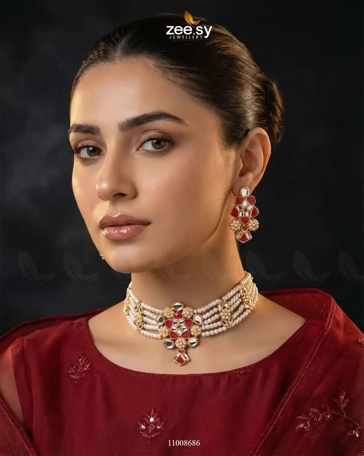 NECKLACE-1000 Necklace Sets - Zeesy Jewellery Pakistan | Premium Artificial & Imitation Jewellery
