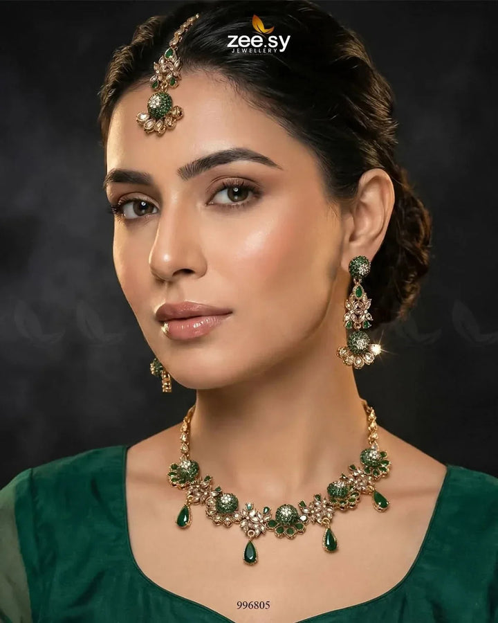 Achimenes Necklace Set Necklace Sets - Zeesy Jewellery Pakistan | Premium Artificial & Imitation Jewellery