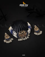 Medallion necklace Blue Necklace Sets - Zeesy Jewellery Pakistan | Premium Artificial & Imitation Jewellery