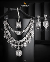 Sifaar Necklace White Necklace Sets - Zeesy Jewellery Pakistan | Premium Artificial & Imitation Jewellery