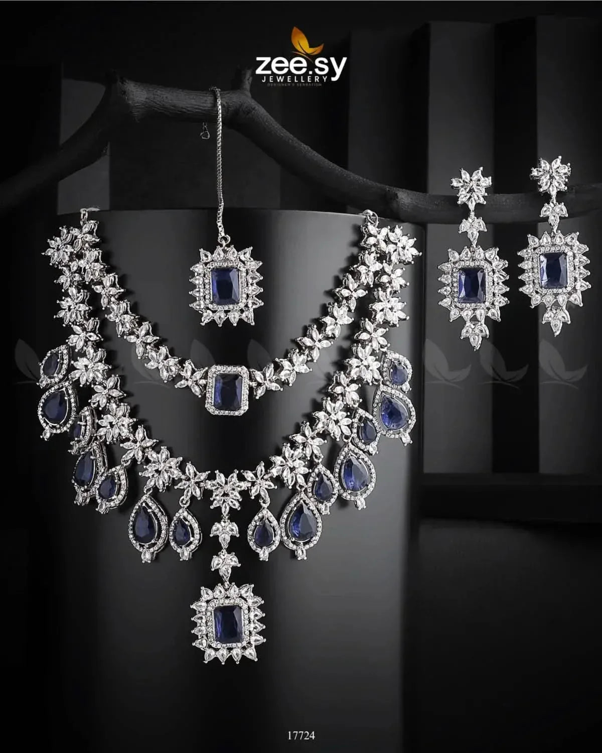 Sifaar Necklace Blue Necklace Sets - Zeesy Jewellery Pakistan | Premium Artificial & Imitation Jewellery
