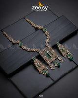 Stellar Gemstones Green Necklace Sets - Zeesy Jewellery Pakistan | Premium Artificial & Imitation Jewellery