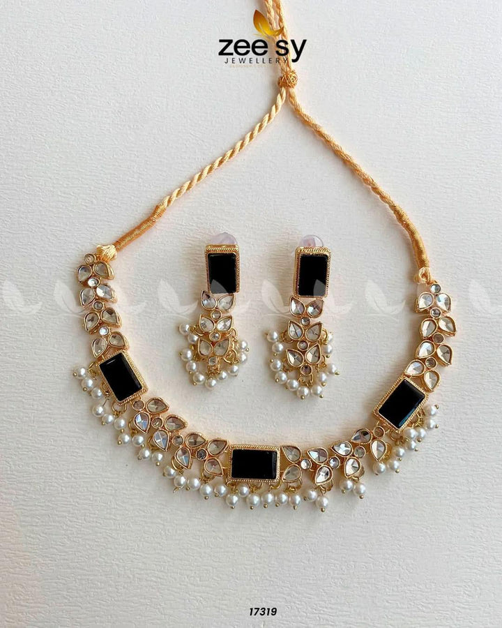 Stunning Necklace Black Necklace Sets - Zeesy Jewellery Pakistan | Premium Artificial & Imitation Jewellery