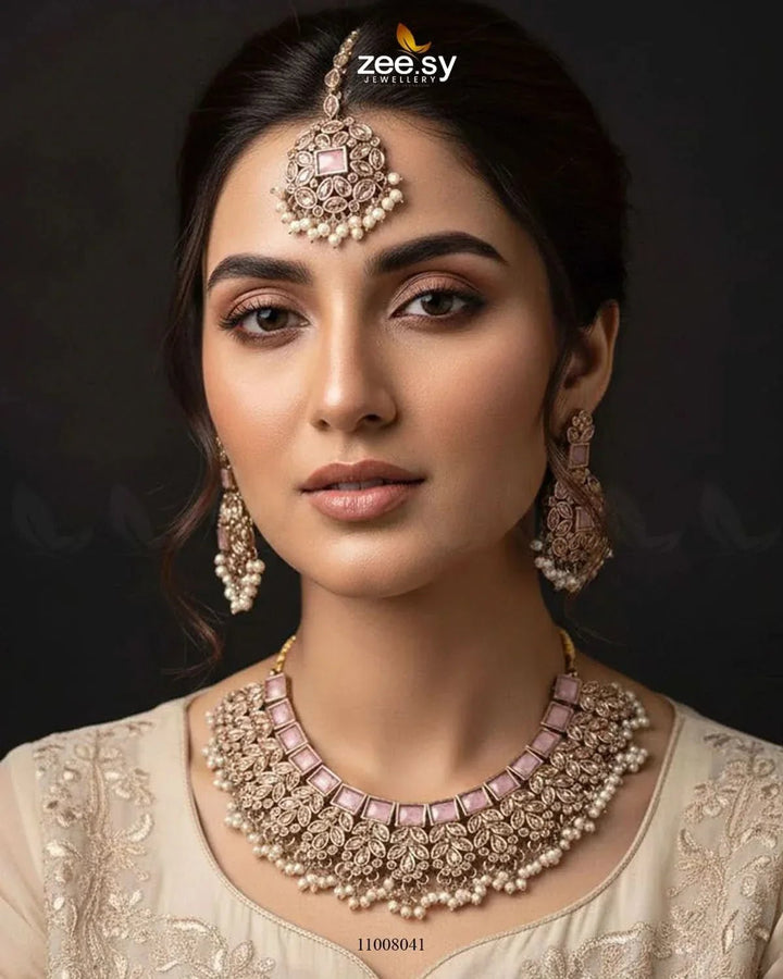 Imperial Heirloom Luxe Bridal Set Necklace Sets - Zeesy Jewellery Pakistan | Premium Artificial & Imitation Jewellery