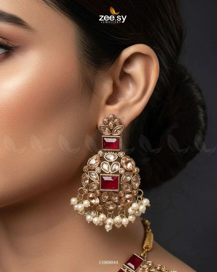 Imperial Heirloom Luxe Bridal Set Necklace Sets - Zeesy Jewellery Pakistan | Premium Artificial & Imitation Jewellery