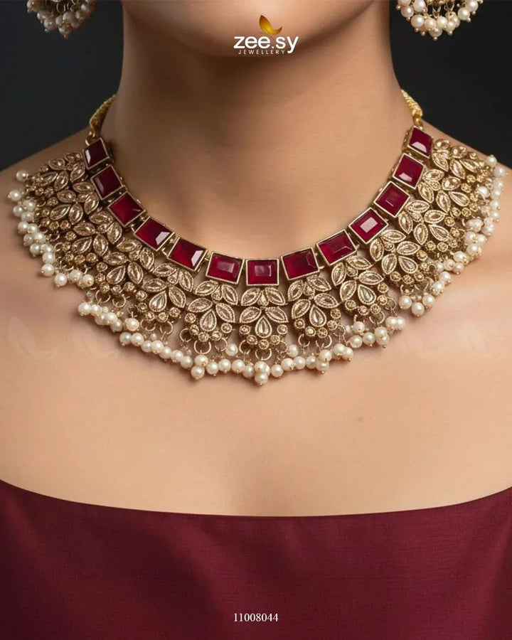 Imperial Heirloom Luxe Bridal Set Necklace Sets - Zeesy Jewellery Pakistan | Premium Artificial & Imitation Jewellery