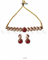 Keystone Choker Necklace Set Necklace Sets - Zeesy Jewellery Pakistan | Premium Artificial & Imitation Jewellery