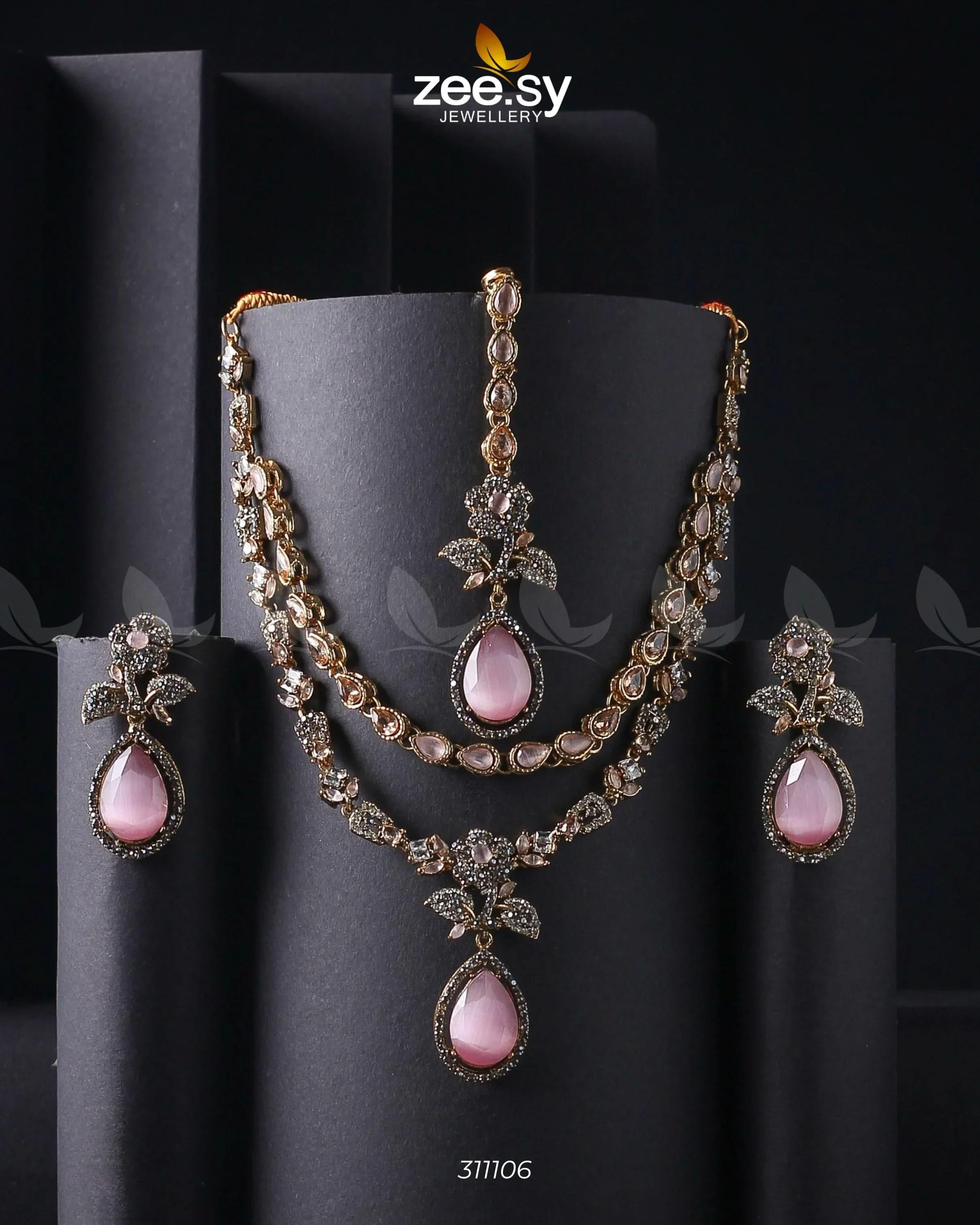 Amelia Necklace set - Zeesy.pk