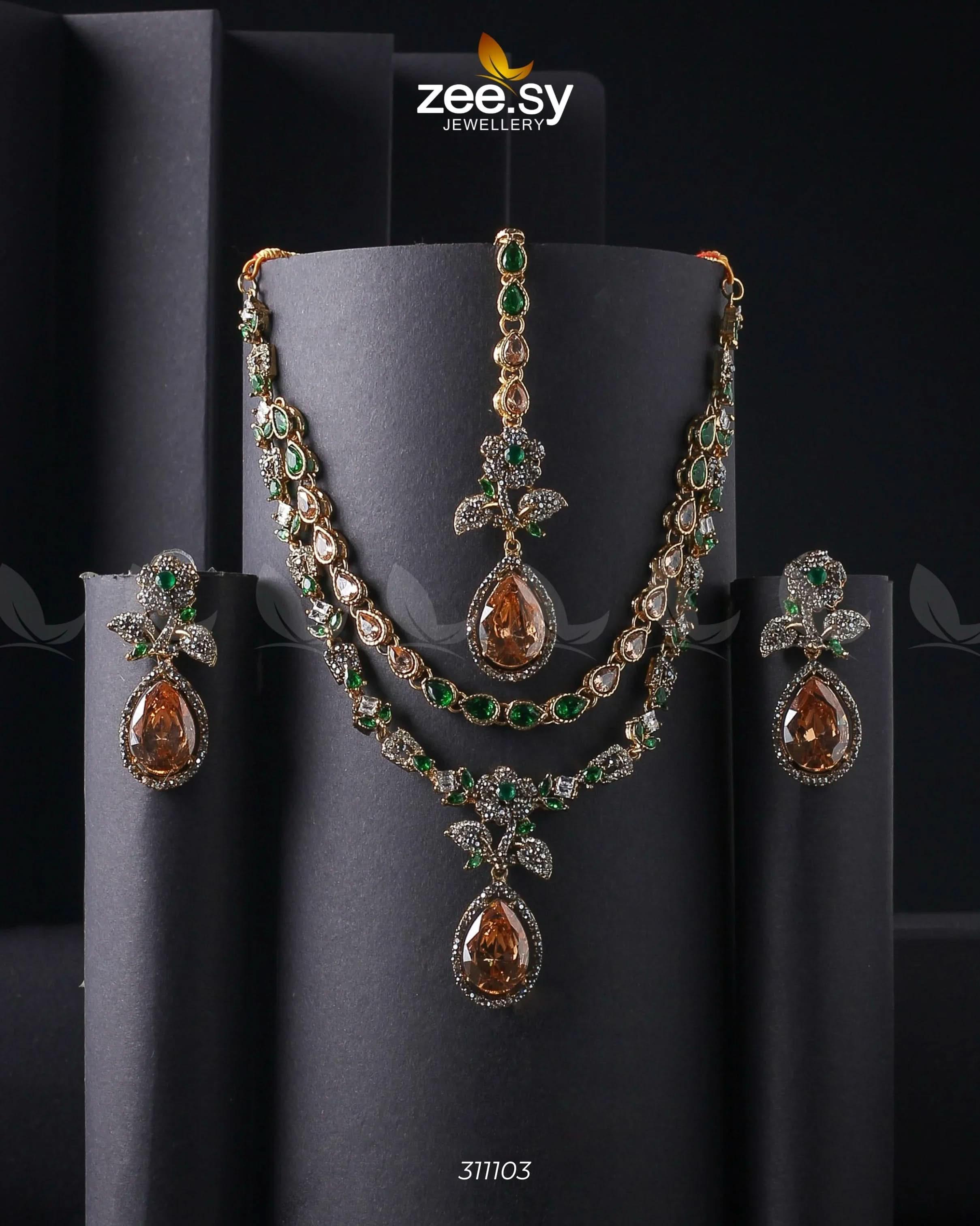 Amelia Necklace set - Zeesy.pk