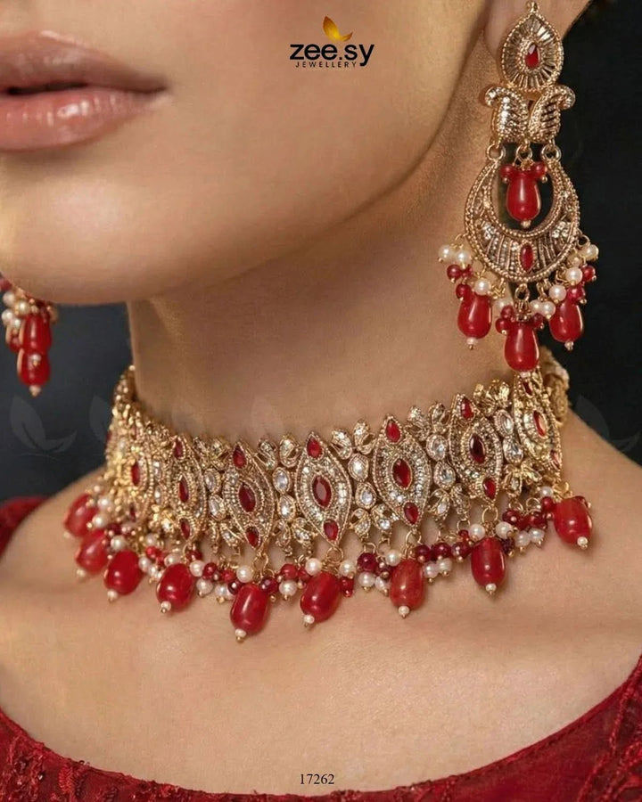 Aura Necklace Set Necklace Sets - Zeesy Jewellery Pakistan | Premium Artificial & Imitation Jewellery