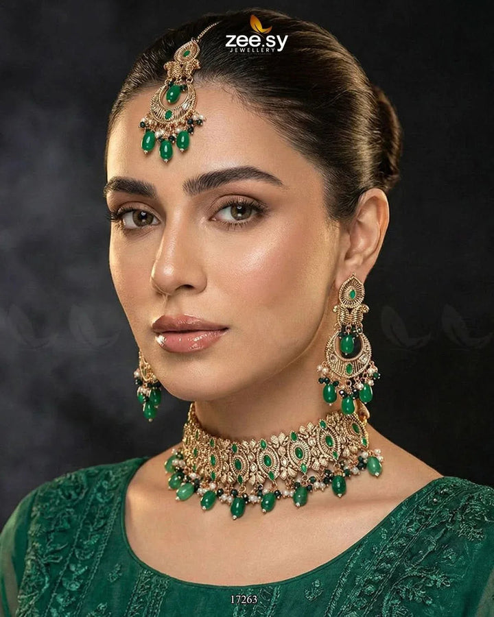 Aura Necklace Set Necklace Sets - Zeesy Jewellery Pakistan | Premium Artificial & Imitation Jewellery