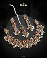 Celestial Necklace Champagne Multi Necklace Sets - Zeesy Jewellery Pakistan | Premium Artificial & Imitation Jewellery