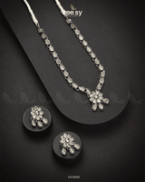 Meridian Necklace Set Silver Necklace Sets - Zeesy Jewellery Pakistan | Premium Artificial & Imitation Jewellery