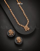 Meridian Necklace Set Champagne Necklace Sets - Zeesy Jewellery Pakistan | Premium Artificial & Imitation Jewellery