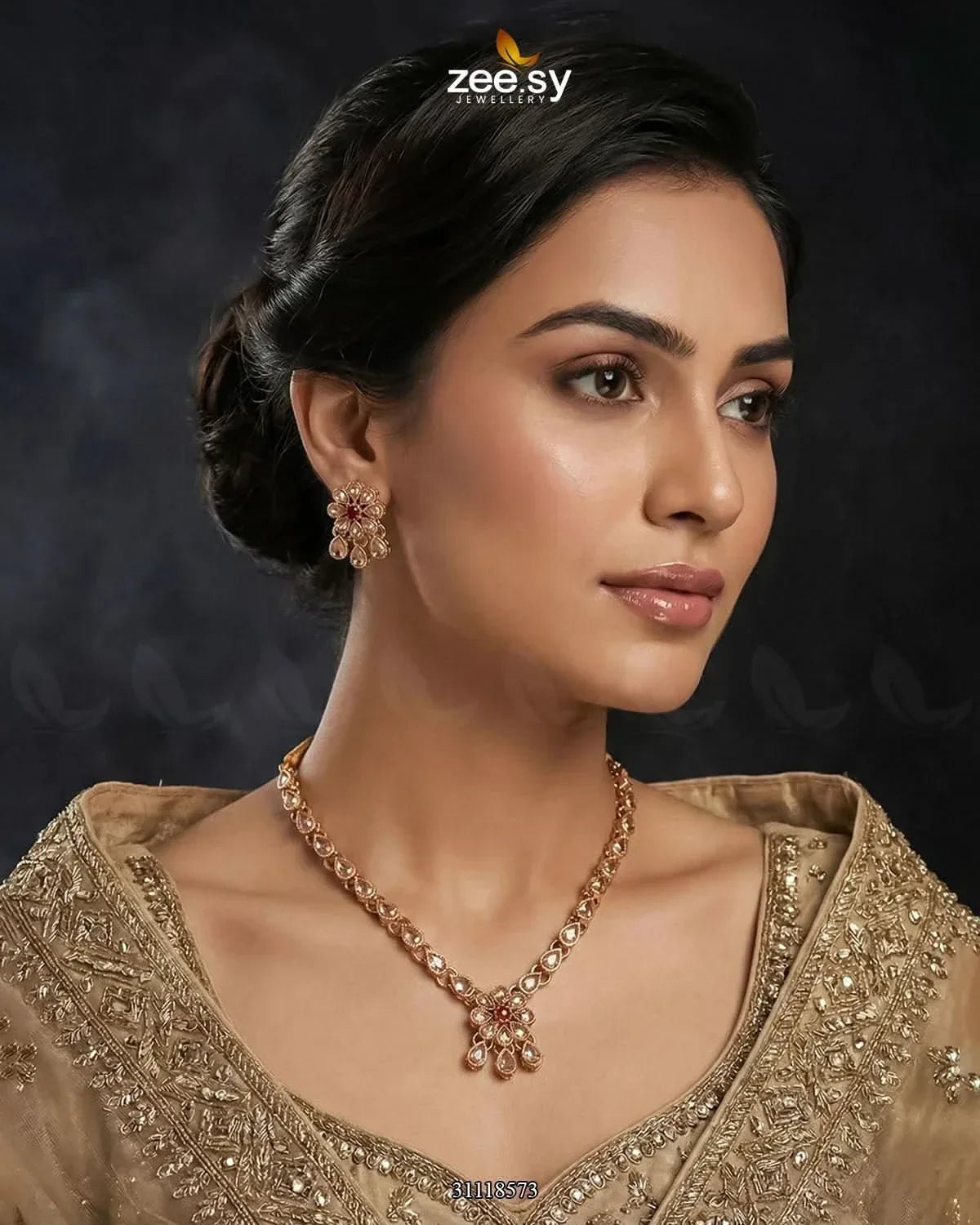 Meridian Necklace Set Necklace Sets - Zeesy Jewellery Pakistan | Premium Artificial & Imitation Jewellery