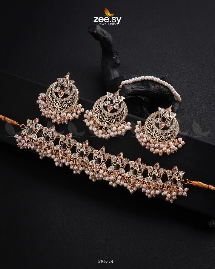 NECKLACE-0920 Black Necklace Sets - Zeesy Jewellery Pakistan | Premium Artificial & Imitation Jewellery
