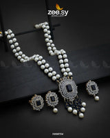 NECKLACE-1008 Blue Necklace Sets - Zeesy Jewellery Pakistan | Premium Artificial & Imitation Jewellery