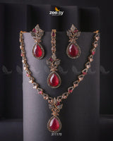 Opal Necklace Set Necklace Sets - Zeesy Jewellery Pakistan | Premium Artificial & Imitation Jewellery