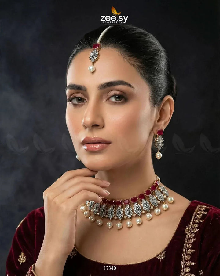 Preeti Necklace Necklace Sets - Zeesy Jewellery Pakistan | Premium Artificial & Imitation Jewellery