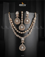 Zinnia Necklace Sets White Necklace Sets - Zeesy Jewellery Pakistan | Premium Artificial & Imitation Jewellery