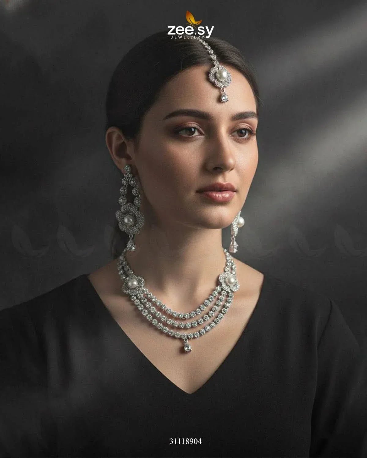 Grandeur Necklace Set Necklace Sets - Zeesy Jewellery Pakistan | Premium Artificial & Imitation Jewellery