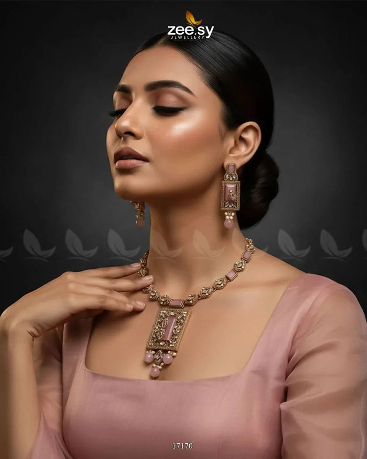 Majestic Gems Necklace Necklace Sets - Zeesy Jewellery Pakistan | Premium Artificial & Imitation Jewellery
